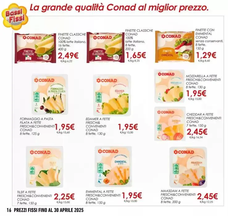 BASSI & FISSI da 2 gennaio a 30 aprile di 2025 - Pagina del volantino 16