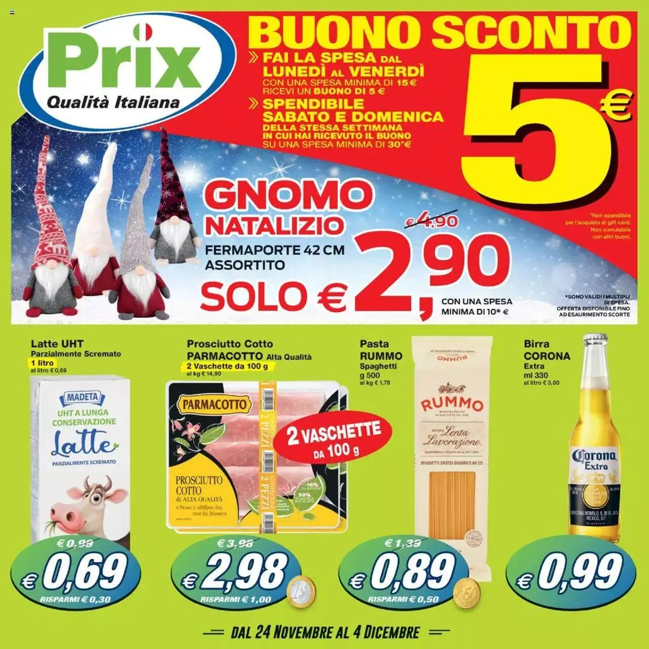 Volantino Prix da 24 novembre a 4 dicembre di 2023 - Pagina del volantino 1