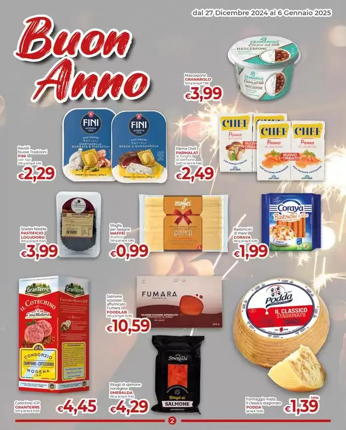 Buon anno da 26 dicembre a 6 gennaio di 2025 - Pagina del volantino 2
