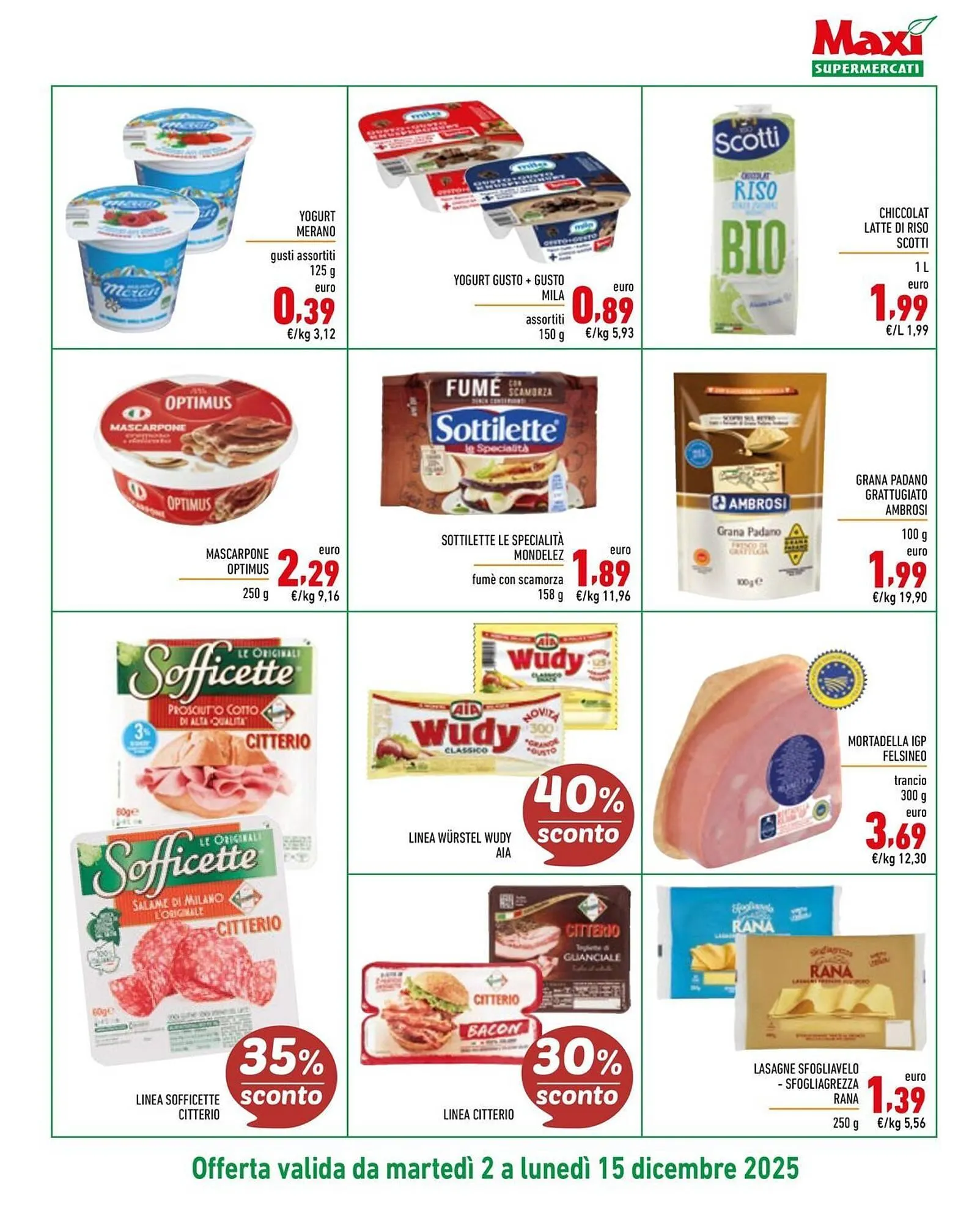 Volantino Maxi Supermercati da 2 dicembre a 15 dicembre di 2025 - Pagina del volantino 7