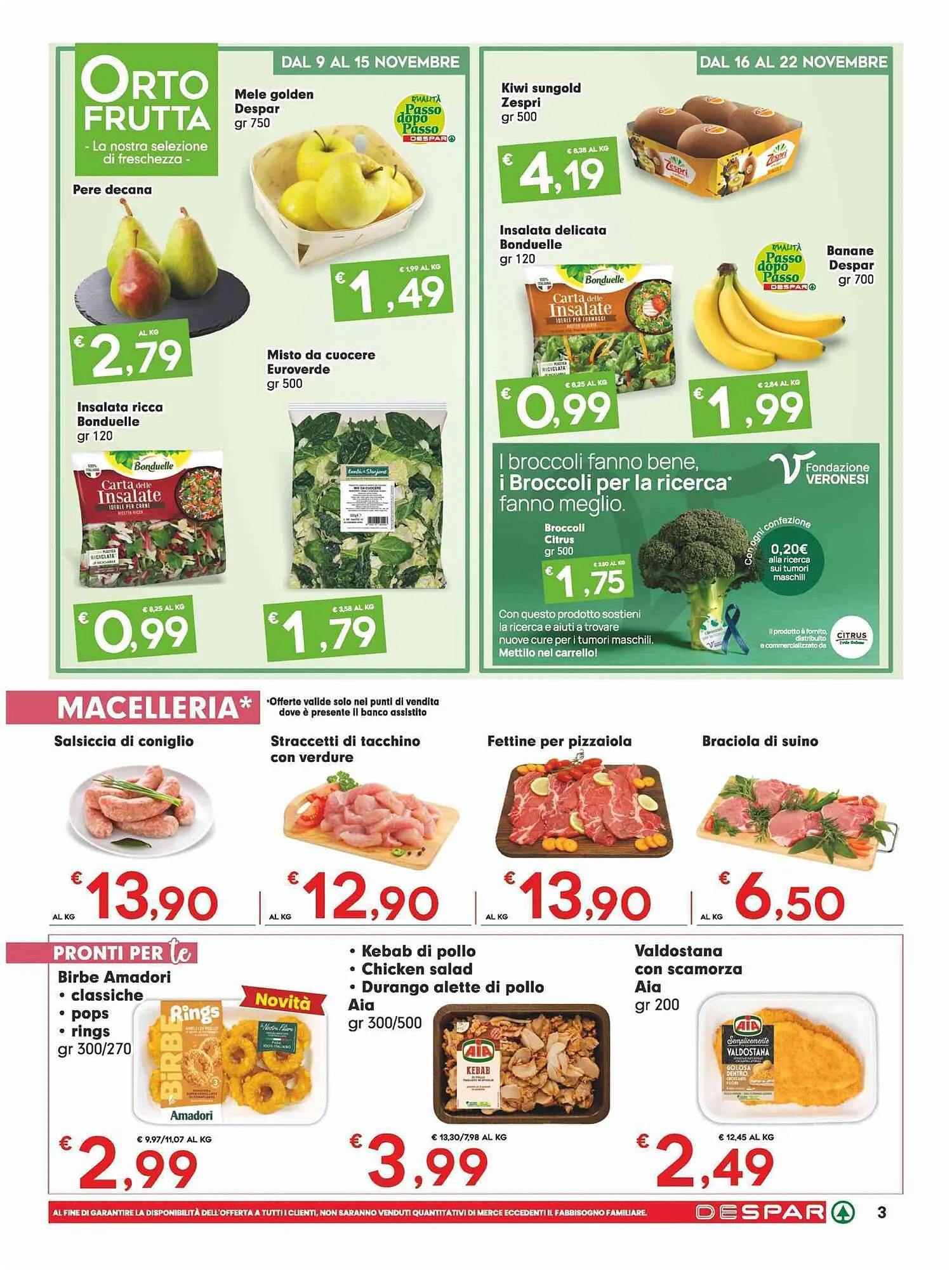 Volantino Despar da 9 novembre a 22 novembre di 2023 - Pagina del volantino 3