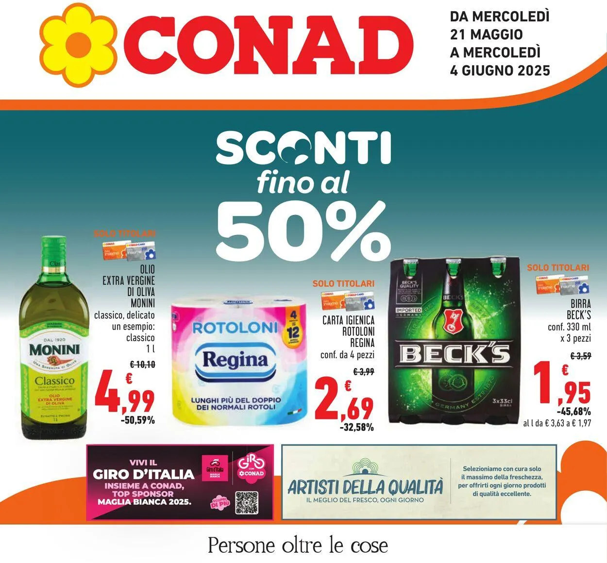 Conad - Roma Volantino attuale da 21 maggio a 4 giugno di 2025 - Pagina del volantino 1