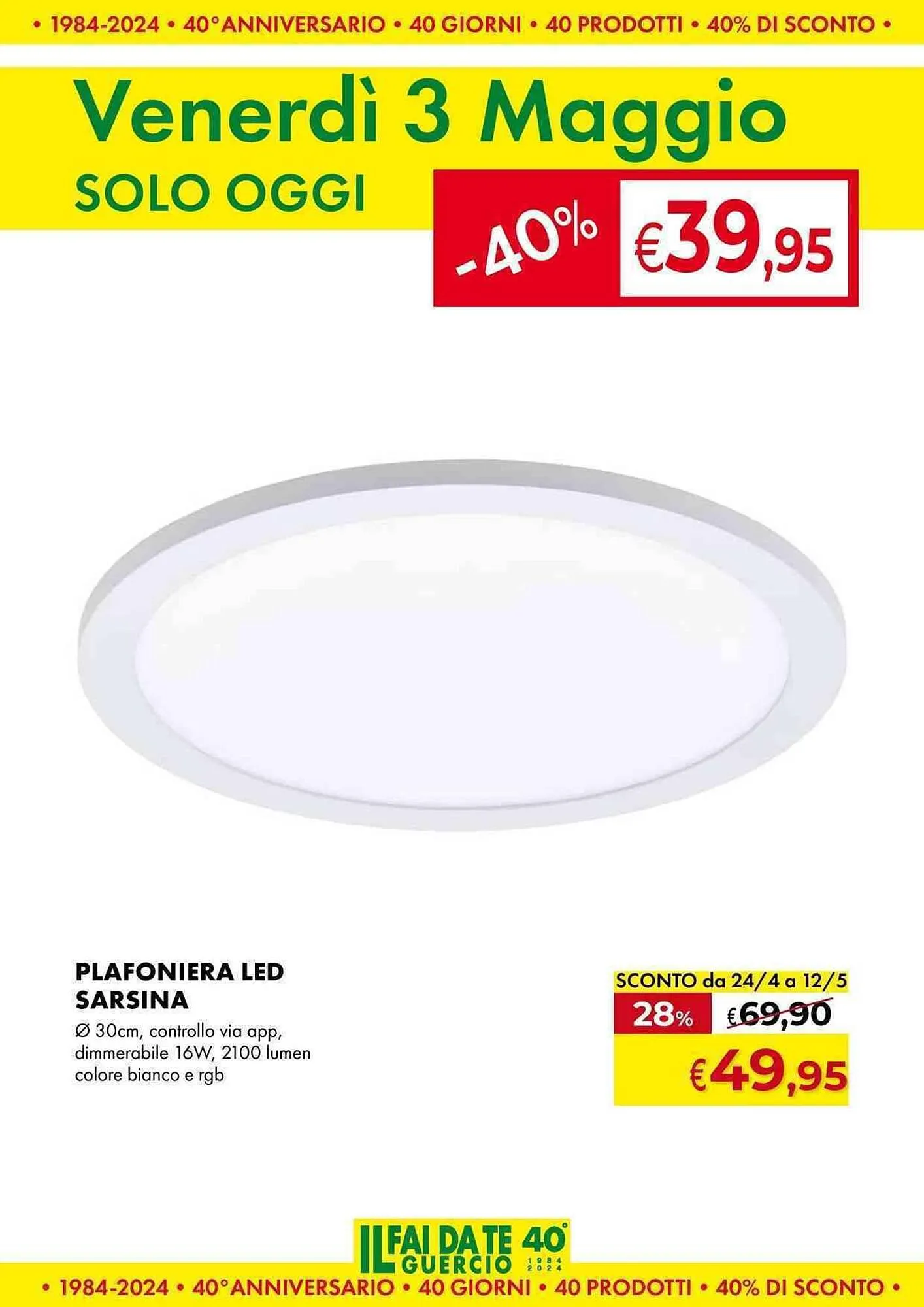 Volantino Il Fai Da Te Guercio da 25 aprile a 12 maggio di 2024 - Pagina del volantino 10