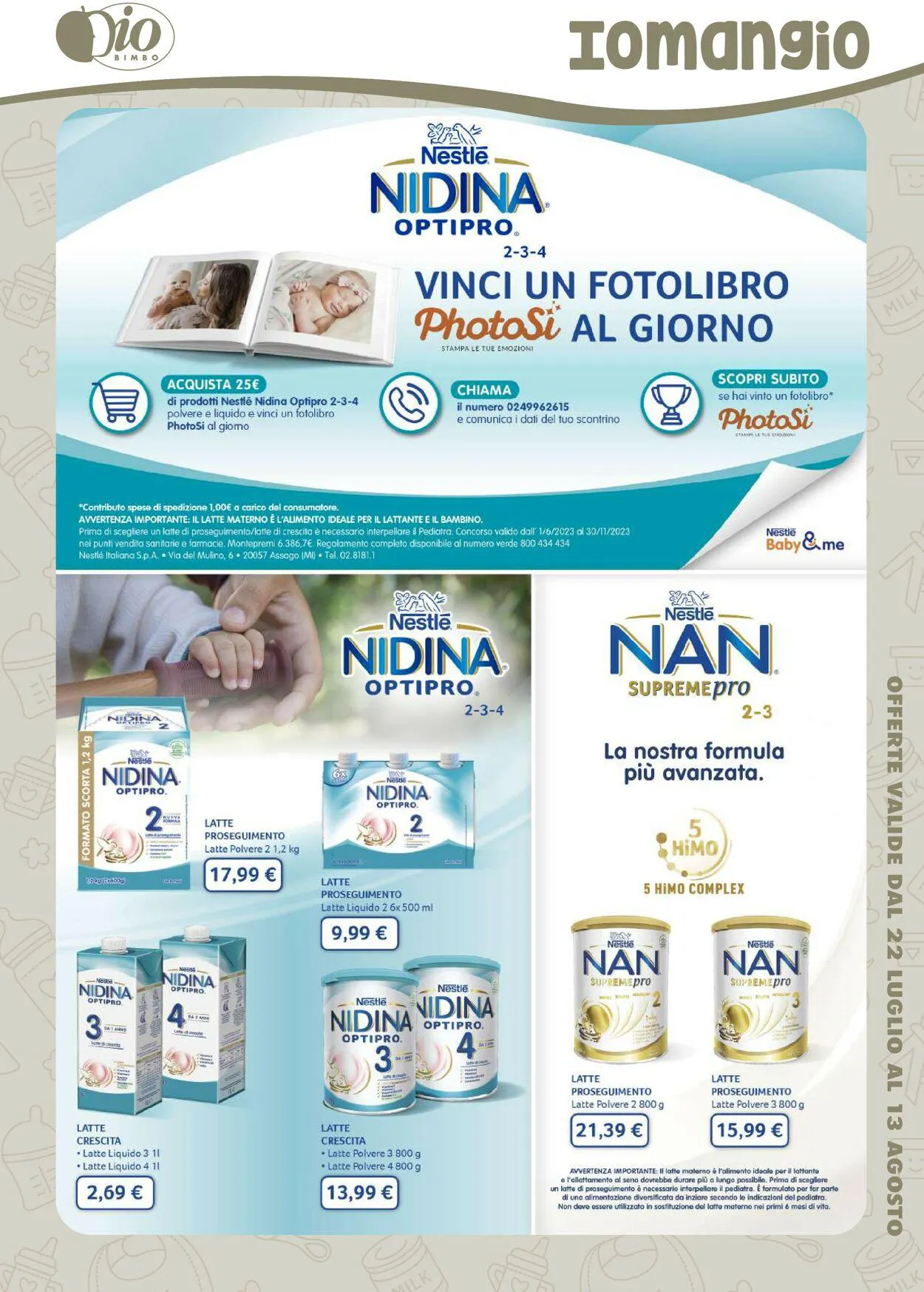 Io Bimbo Volantino attuale da 21 luglio a 28 luglio di 2023 - Pagina del volantino 16
