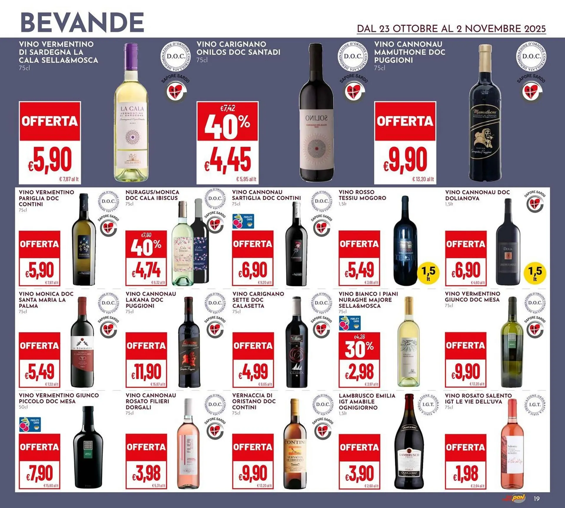 Volantino Pan da 23 ottobre a 2 novembre di 2025 - Pagina del volantino 19