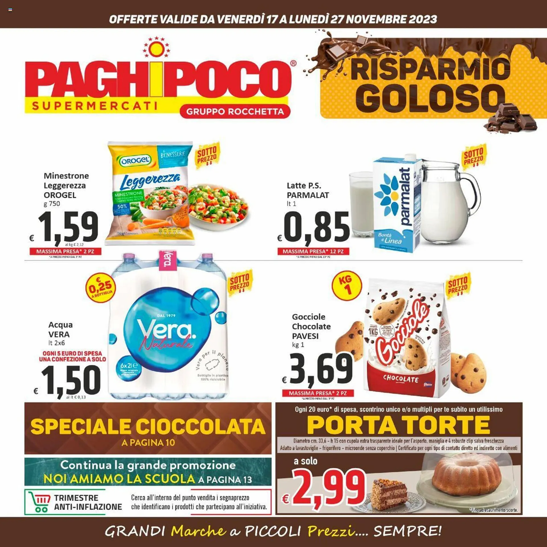 Volantino Paghi Poco da 17 novembre a 27 novembre di 2023 - Pagina del volantino 1