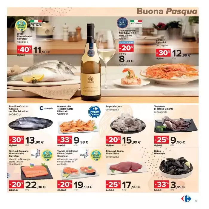 Sconti di pasqua da 8 aprile a 21 aprile di 2025 - Pagina del volantino 15