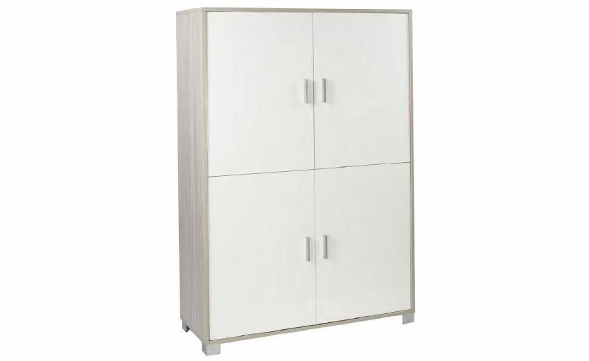 Alessia mobiletto 4 ante colore olmo e bianco