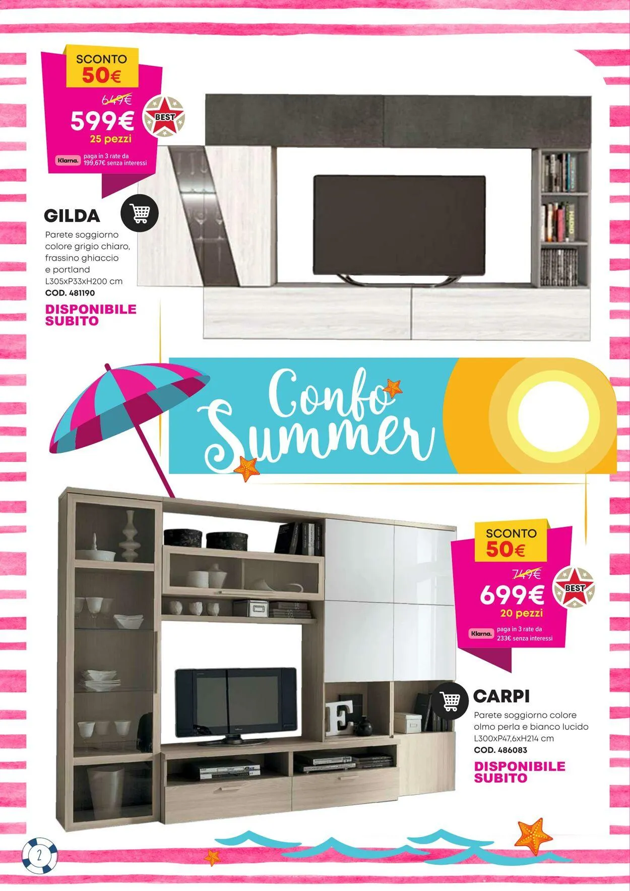 Conforama da 13 giugno a 13 luglio di 2025 - Pagina del volantino 2