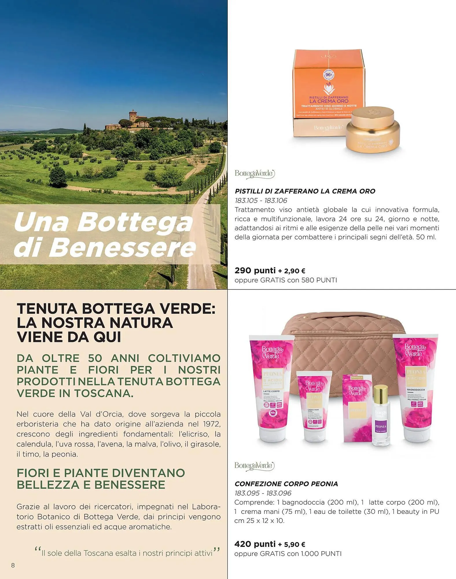 Volantino Bottega Verde da 1 aprile a 1 gennaio di 2025 - Pagina del volantino 8