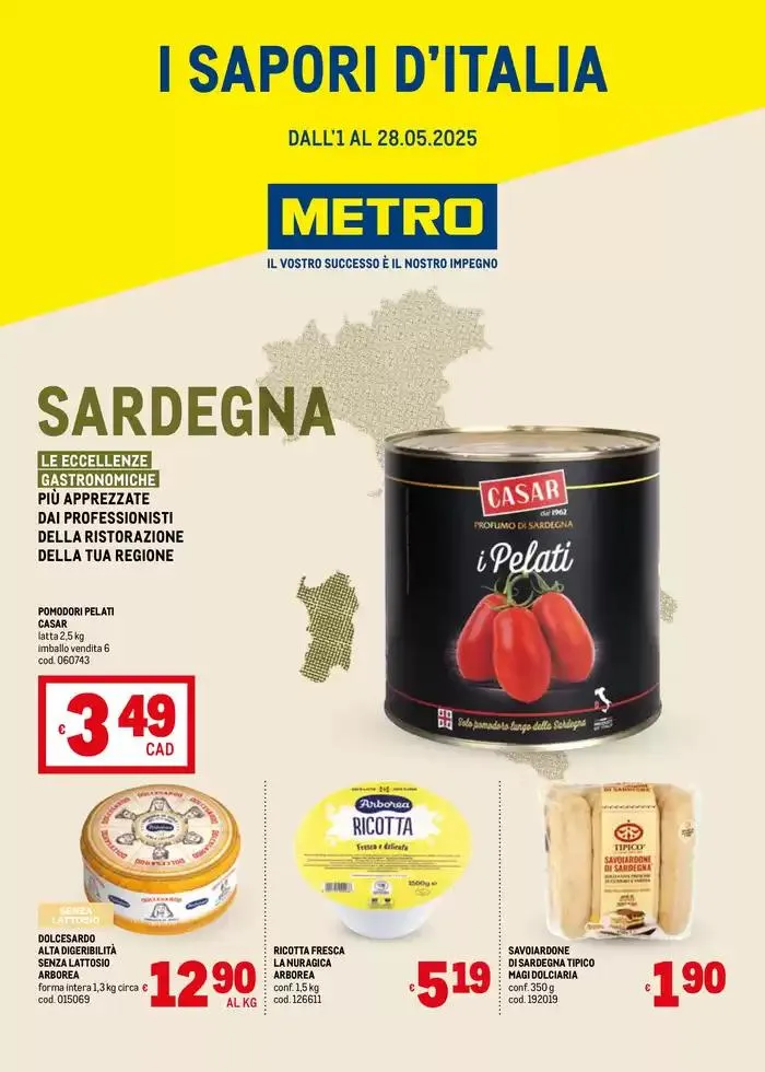 Sapori d'Italia -Sardegna da 2 maggio a 28 maggio di 2025 - Pagina del volantino 1