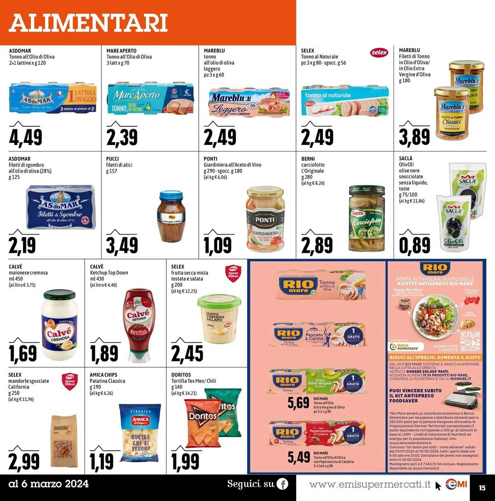 Volantino Emi Supermercati da 22 febbraio a 6 marzo di 2024 - Pagina del volantino 15