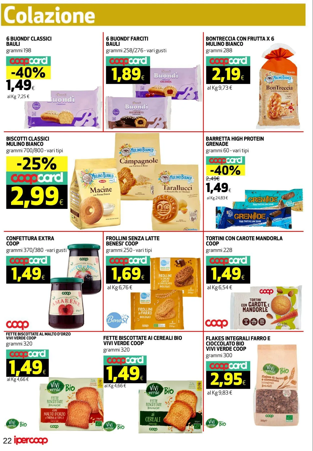 Coop Volantino attuale da 18 agosto a 26 agosto di 2025 - Pagina del volantino 22
