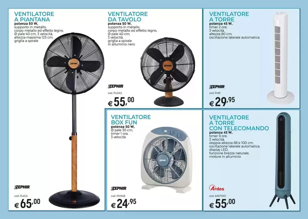 Ventilatori e Condizionatori da 19 marzo a 22 settembre di 2025 - Pagina del volantino 3