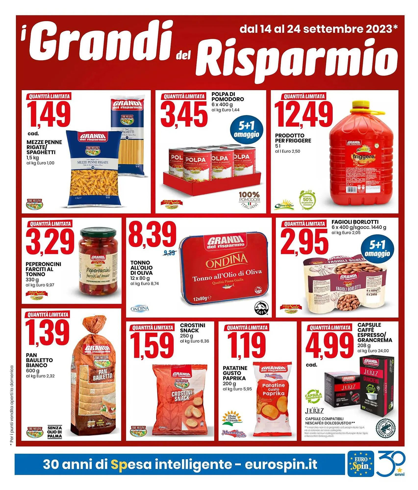Volantino Eurospin da 14 settembre a 24 settembre di 2023 - Pagina del volantino 3
