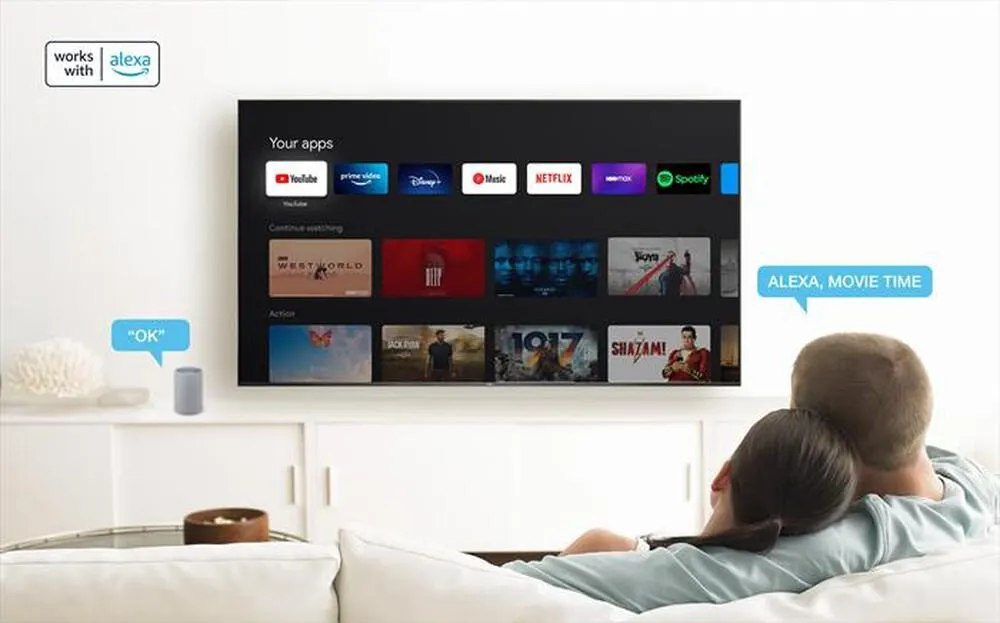 TCL - Smart TV LED UHD 4K 43" 43P655-Black