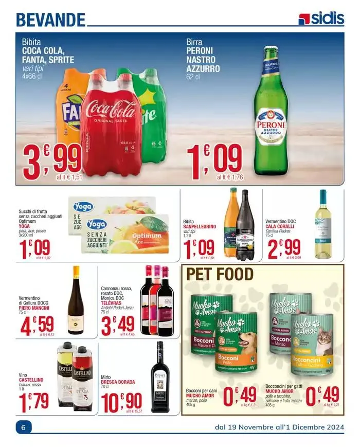 Il piacere di fare la spesa da 18 novembre a 1 dicembre di 2024 - Pagina del volantino 6