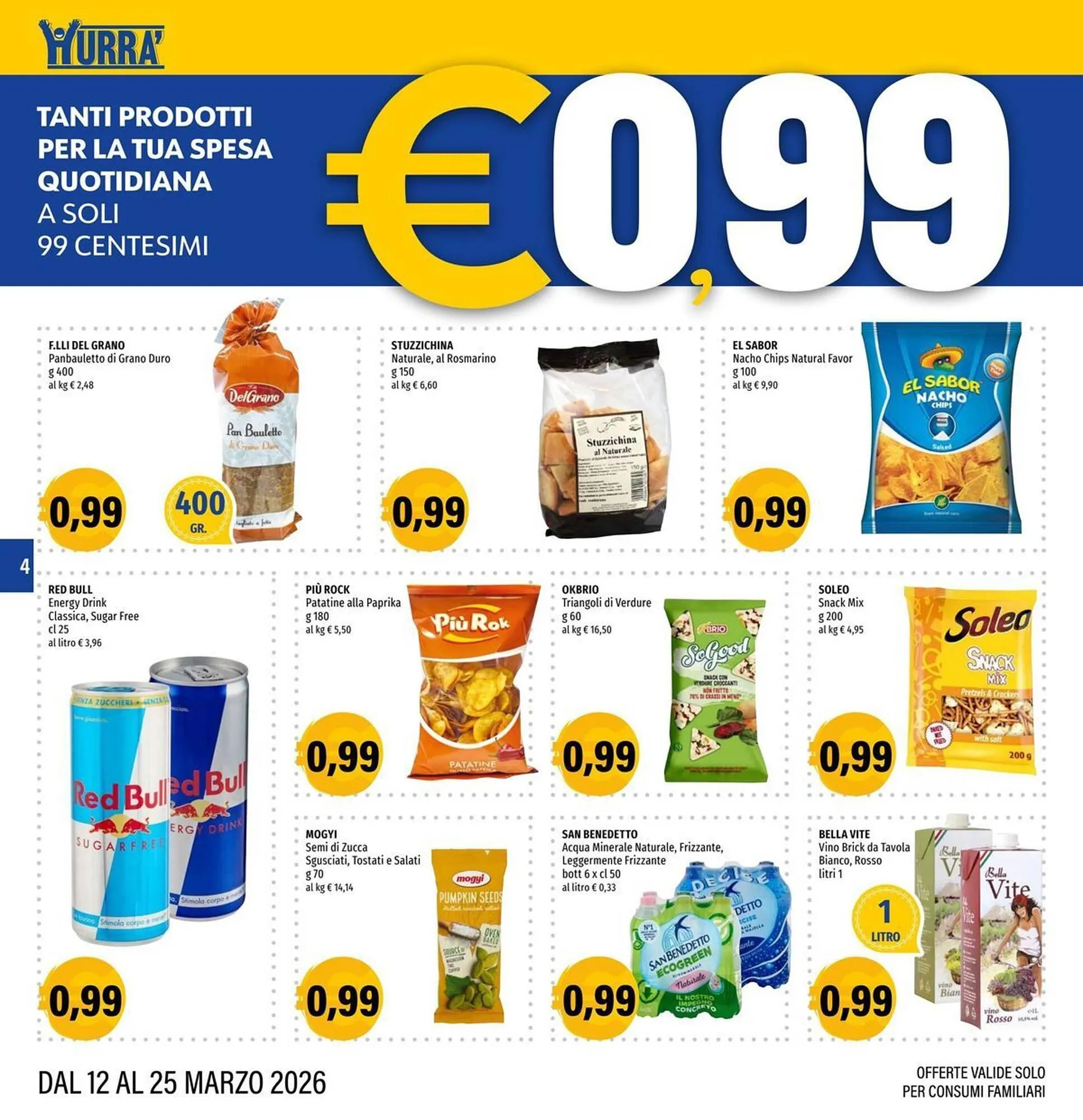 Volantino Hurrà da 12 marzo a 25 marzo di 2026 - Pagina del volantino 4
