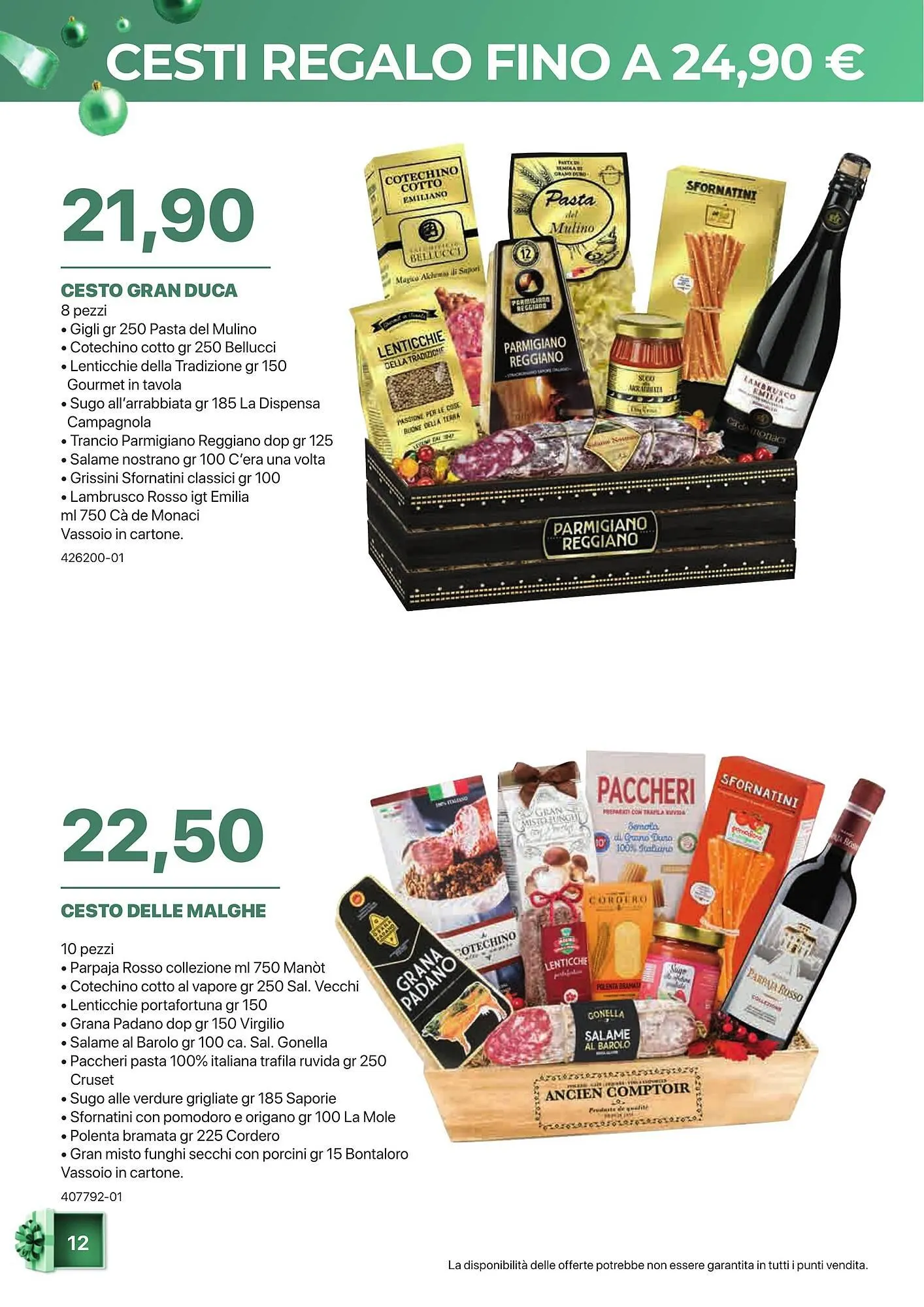 Volantino GrosMarket da 17 dicembre a 25 dicembre di 2025 - Pagina del volantino 12