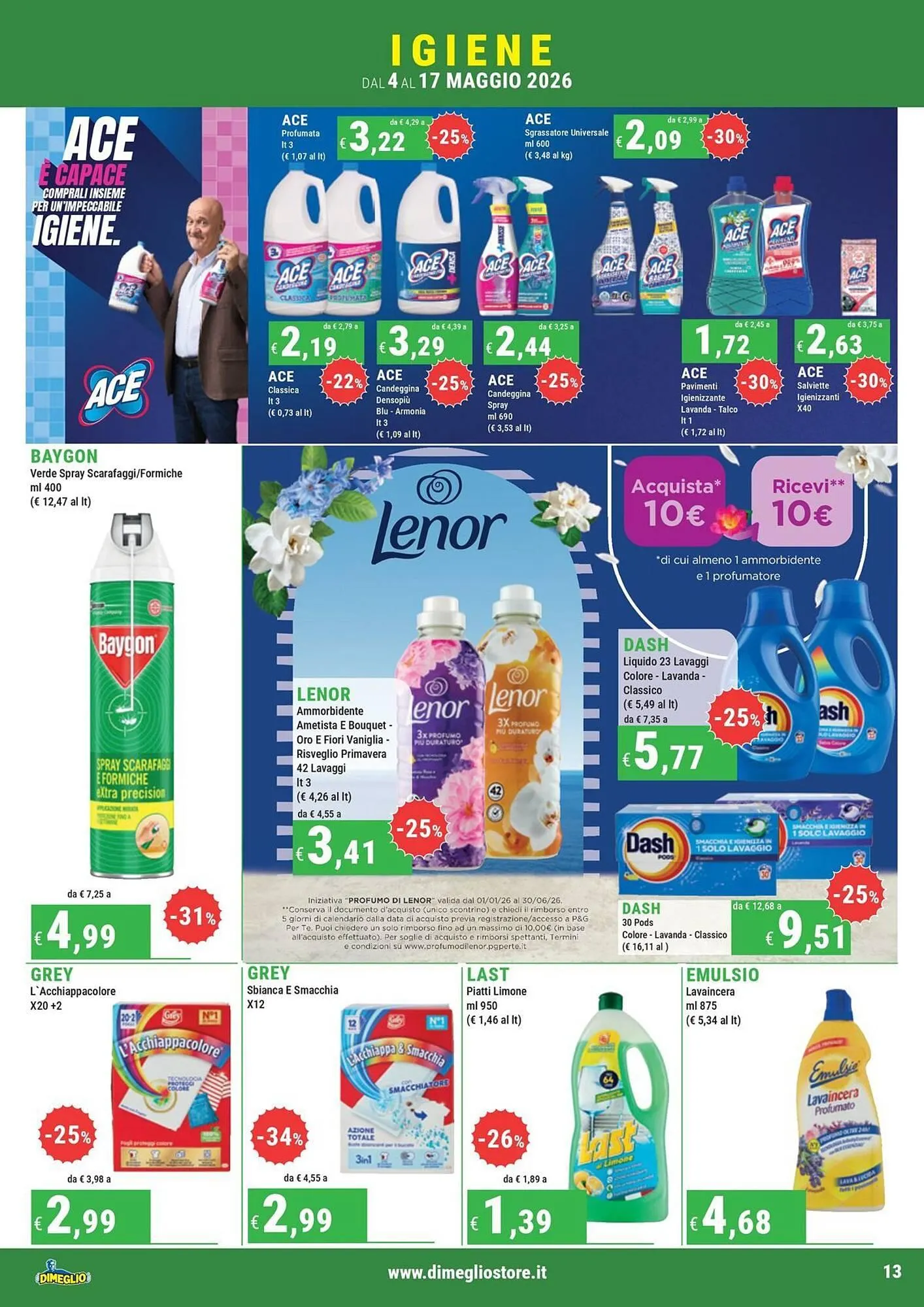 Volantino DiMeglio da 4 maggio a 17 maggio di 2026 - Pagina del volantino 13