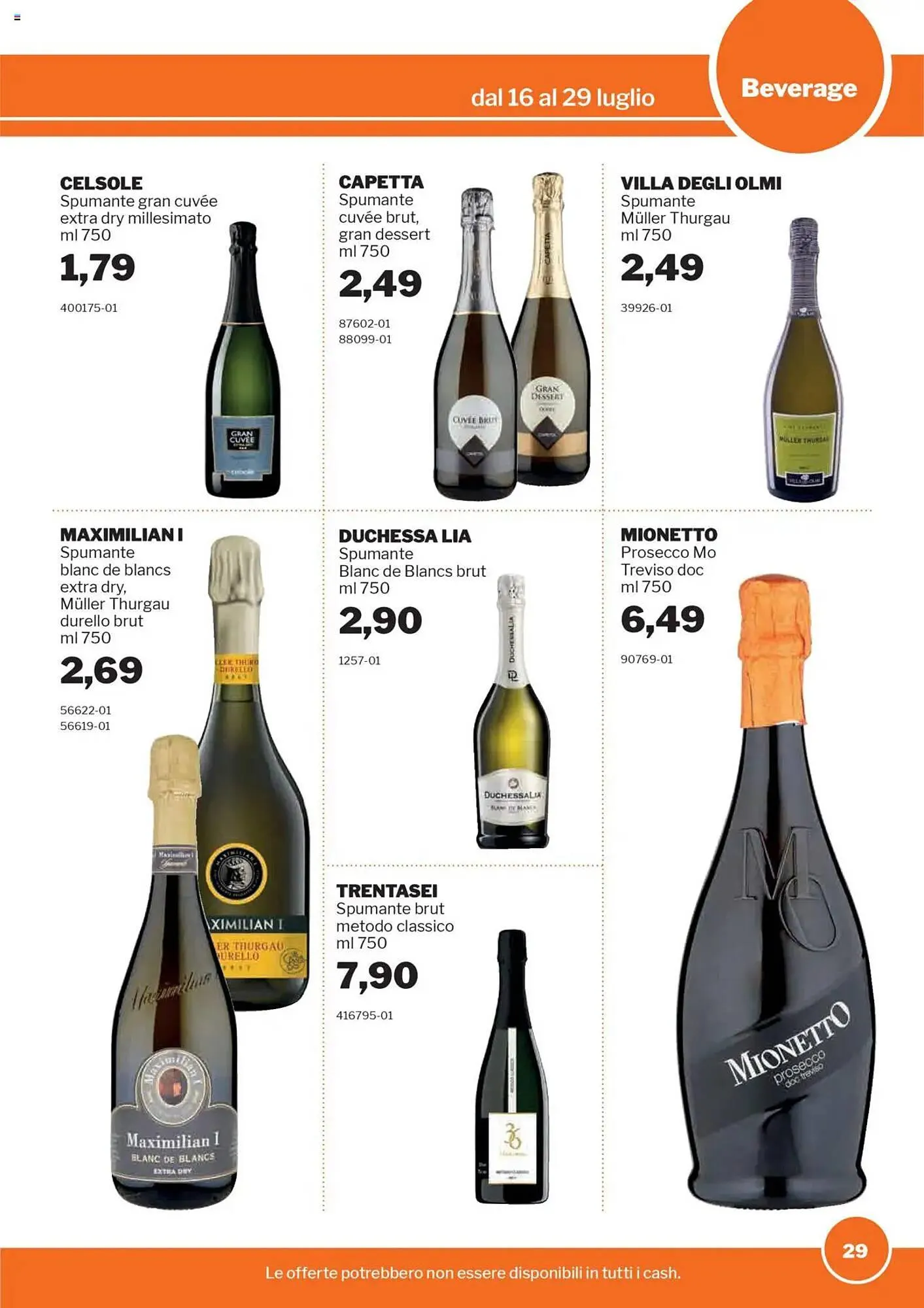 Volantino GrosMarket da 16 luglio a 29 luglio di 2025 - Pagina del volantino 29