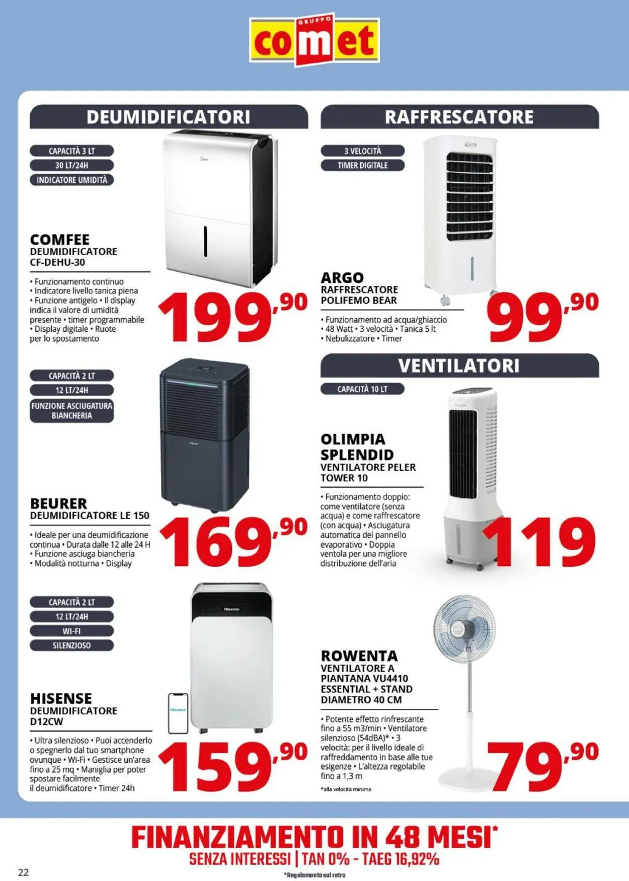 Comet Volantino attuale da 4 luglio a 13 luglio di 2025 - Pagina del volantino 22