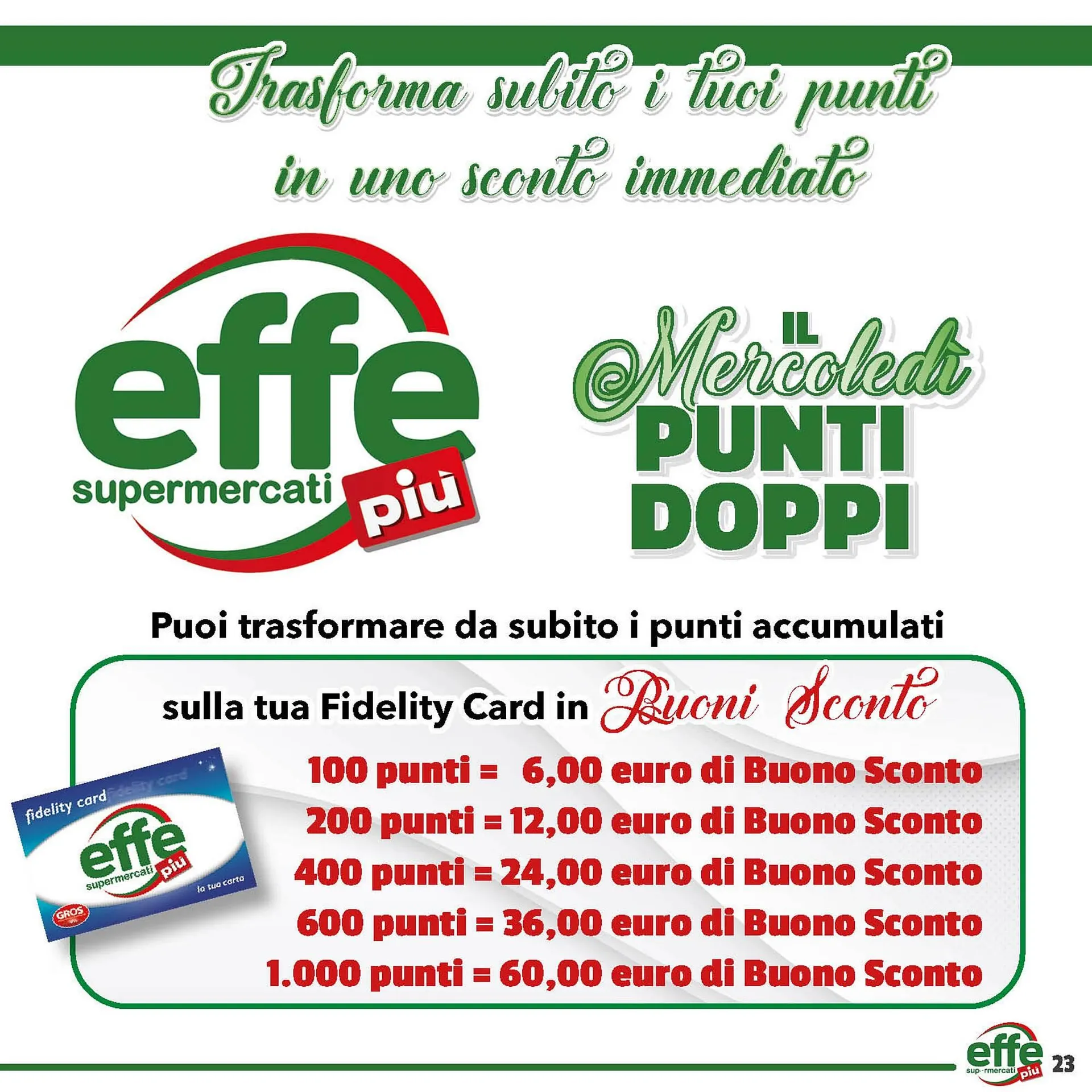 Volantino Supermercati EffePiù da 16 luglio a 30 agosto di 2025 - Pagina del volantino 23