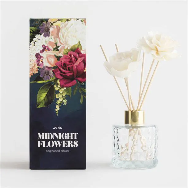 Diffusore a bastoncini Midnight Flowers