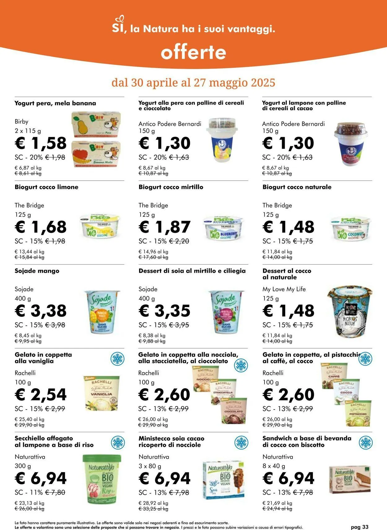 Natura Sì Volantino attuale da 27 maggio a 10 giugno di 2025 - Pagina del volantino 33