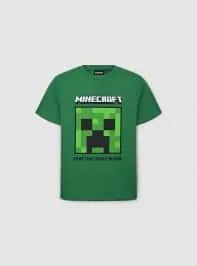 T-shirt con stampa Minecraft® Verde