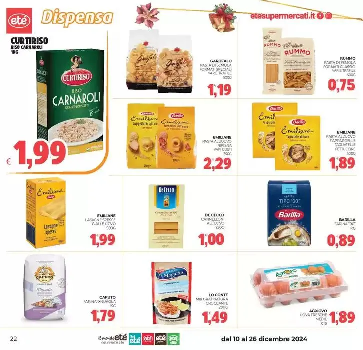 Qualita a prezzo bloccato da 10 dicembre a 26 dicembre di 2024 - Pagina del volantino 22