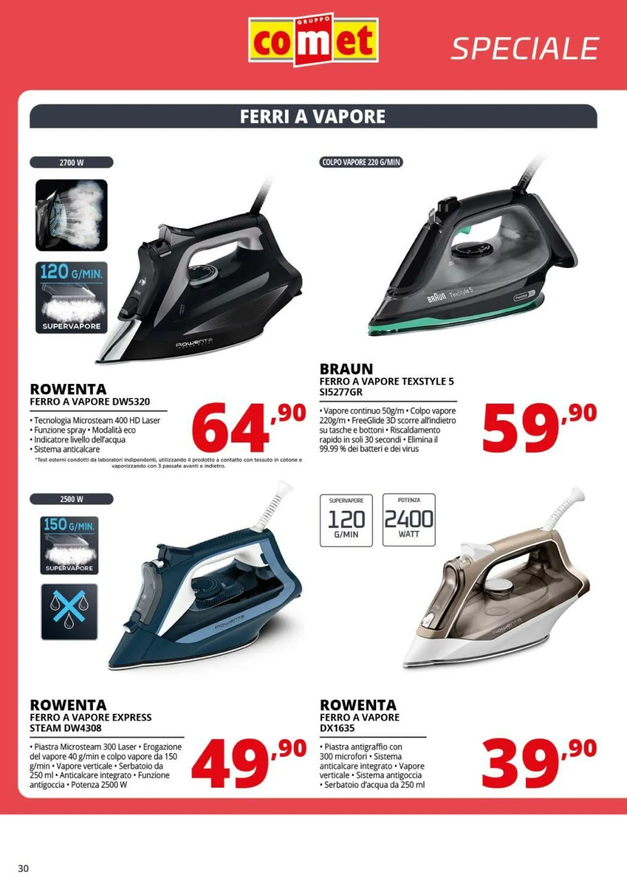 Comet Volantino attuale da 22 agosto a 11 settembre di 2025 - Pagina del volantino 30