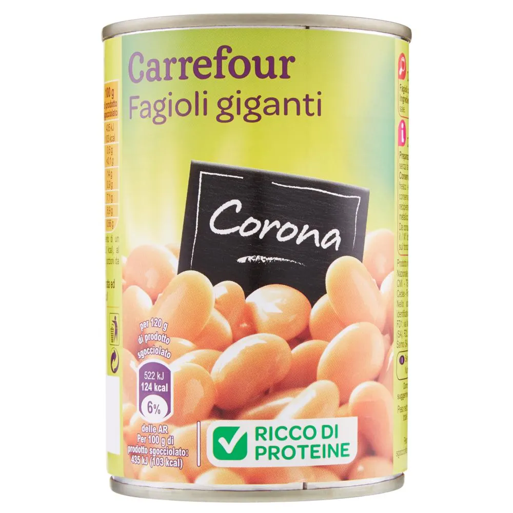 Carrefour Fagioli giganti Corona 400 g