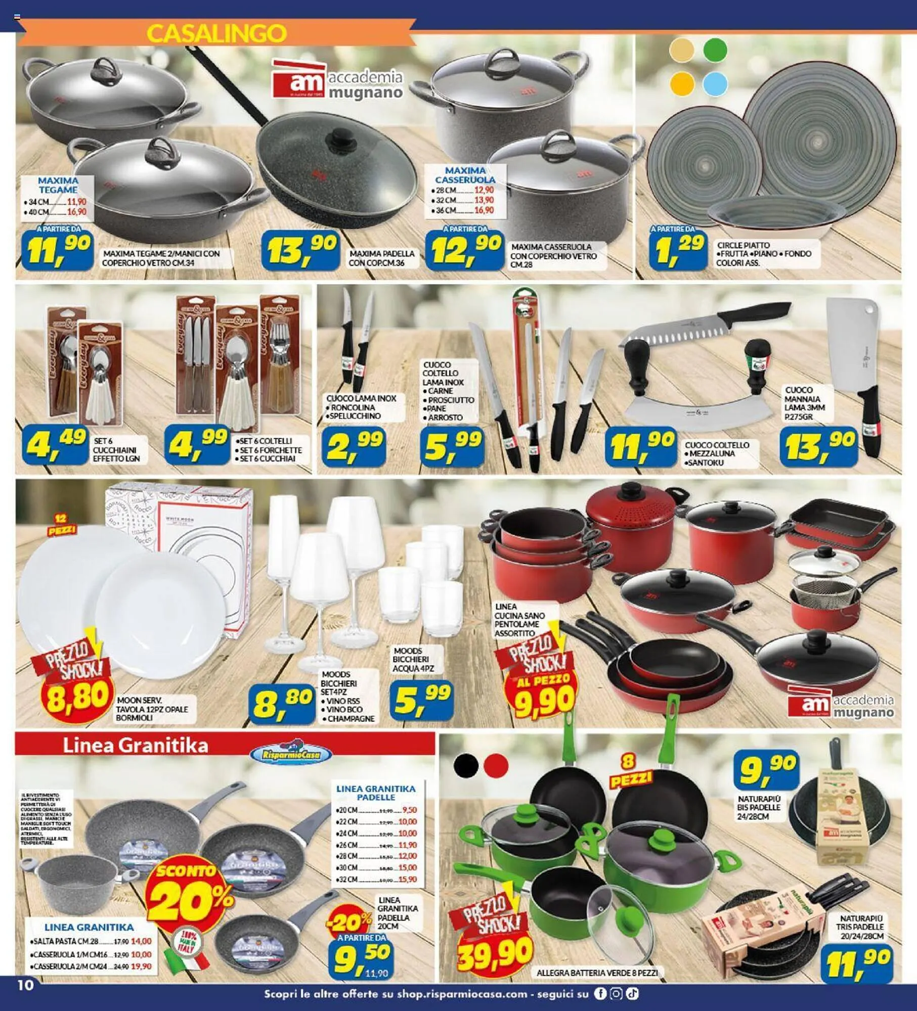 Volantino Risparmio Casa da 4 gennaio a 21 gennaio di 2024 - Pagina del volantino 10