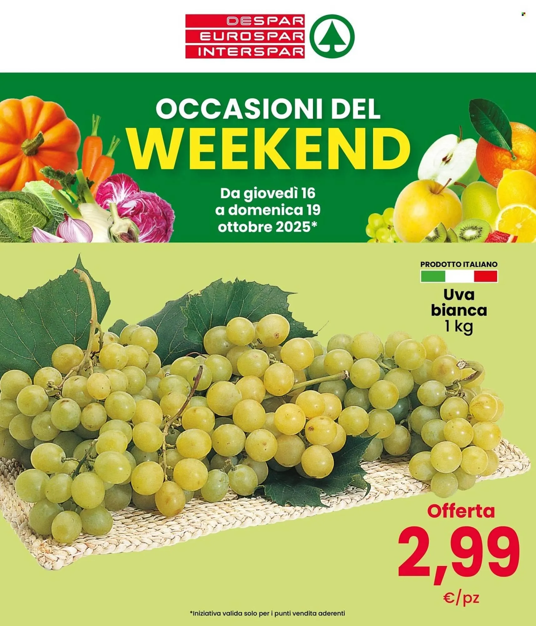 Volantino Despar da 16 ottobre a 19 ottobre di 2025 - Pagina del volantino 1