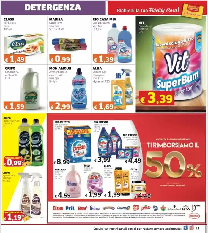 Dove tutto costa meno! da 6 marzo a 17 marzo di 2025 - Pagina del volantino 15