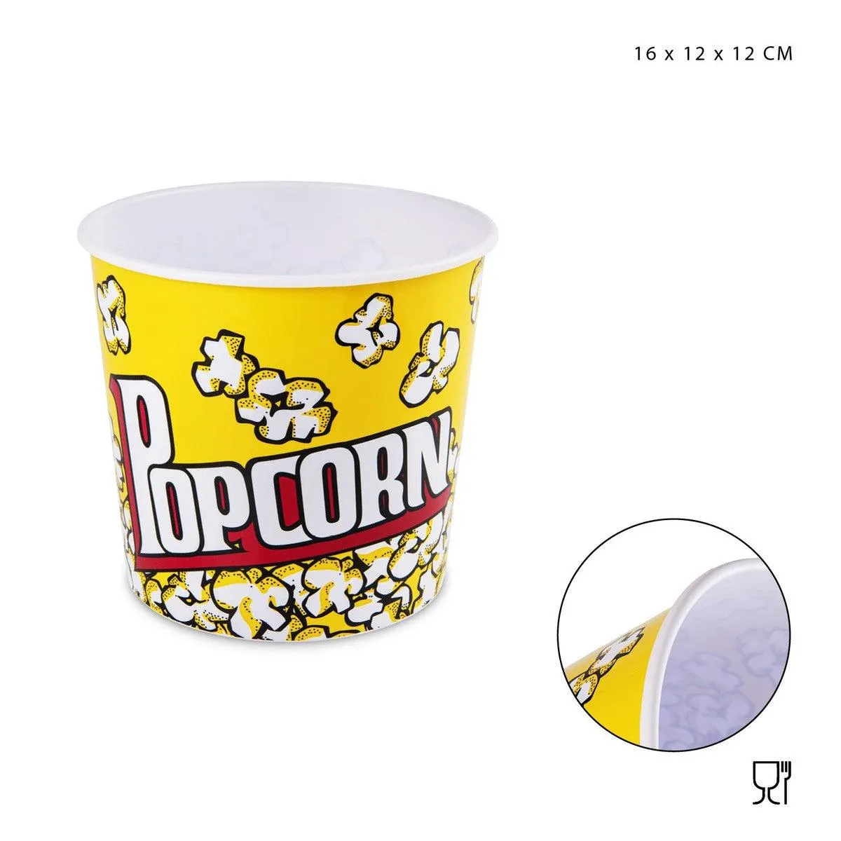 Dc Popcorn Basket 16X12X12Cm