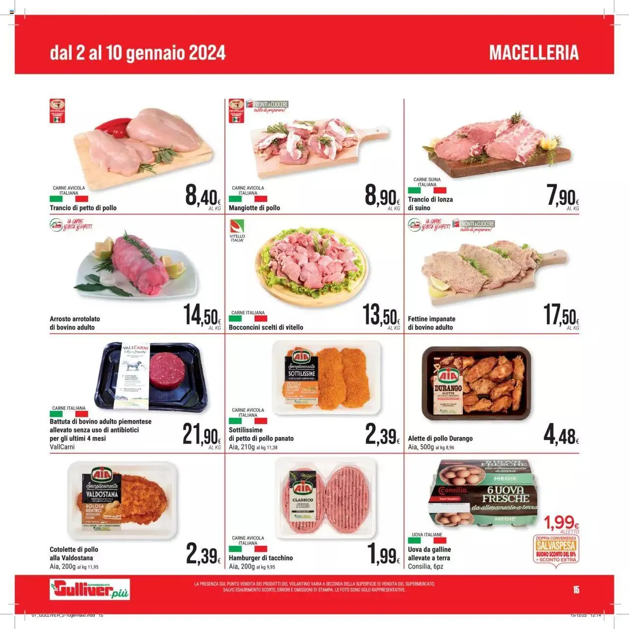 Volantino Gulliver da 2 gennaio a 10 gennaio di 2024 - Pagina del volantino 15