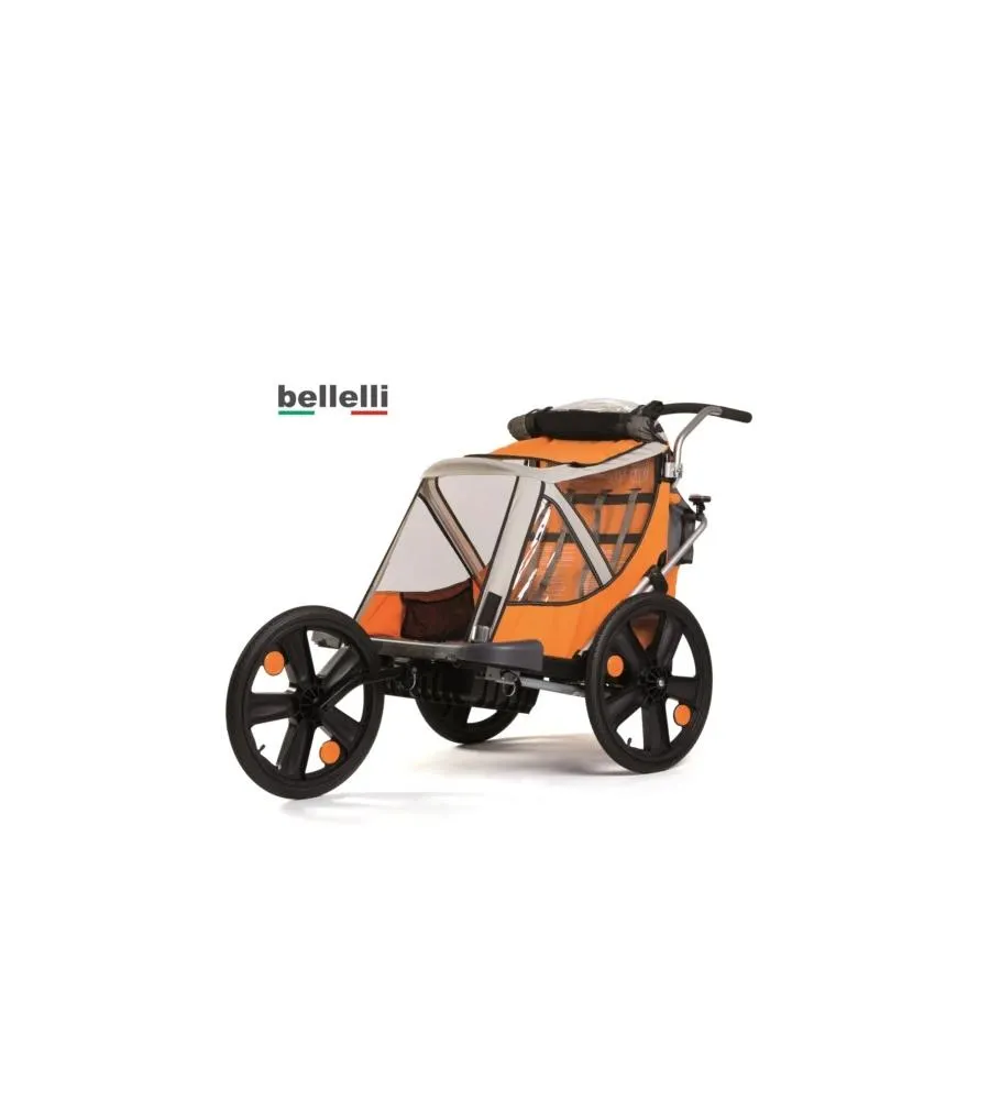Carrello passeggino bellelli "kit jogging" con maniglione
