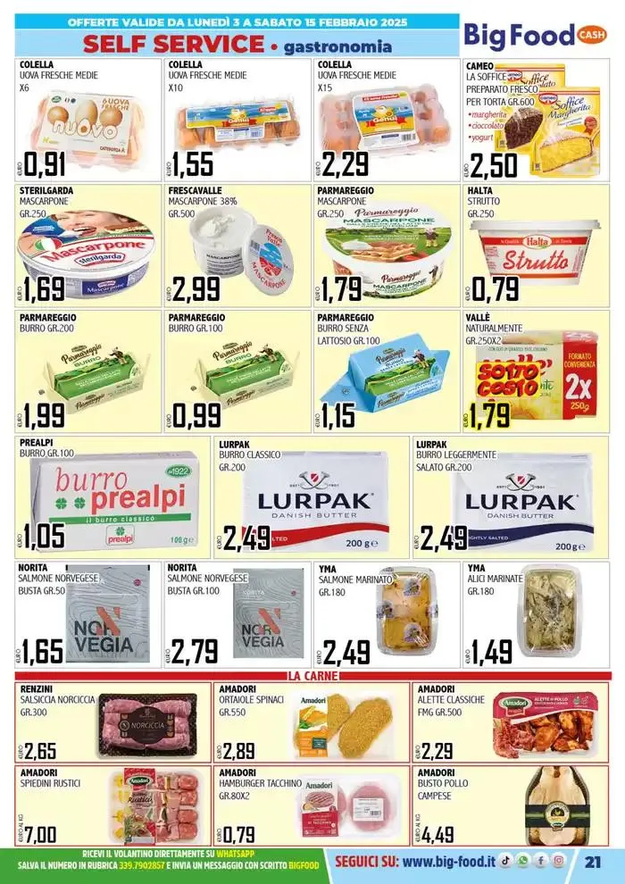 Carnevale innamorati della convenienza da 3 febbraio a 15 febbraio di 2025 - Pagina del volantino 21