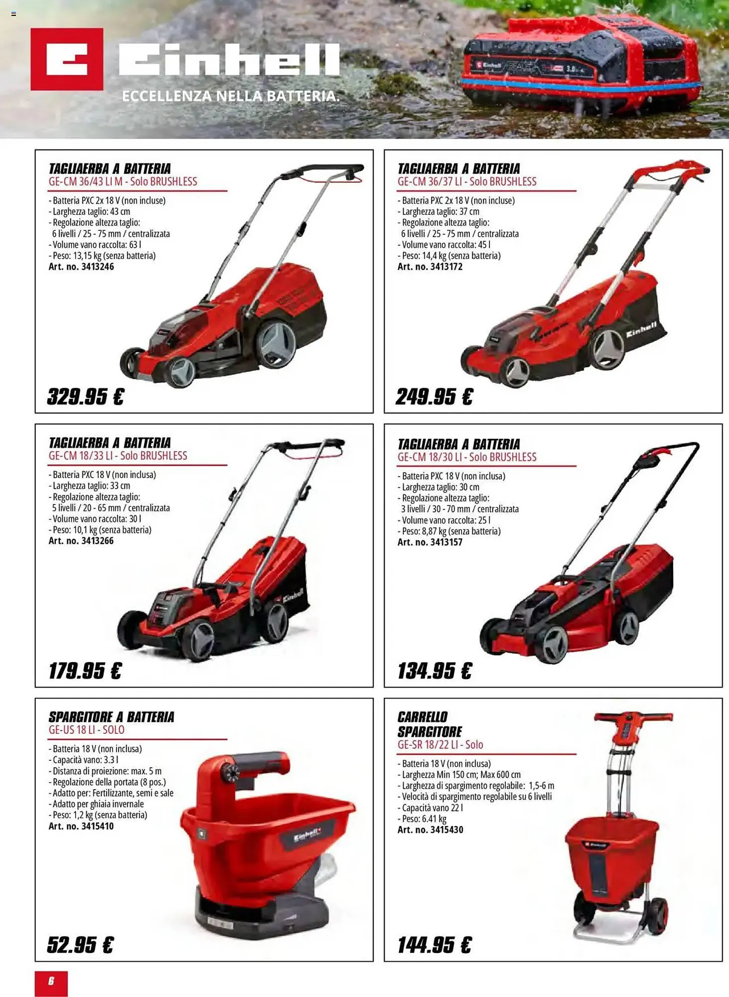 Volantino Einhell da 1 giugno a 30 settembre di 2025 - Pagina del volantino 6