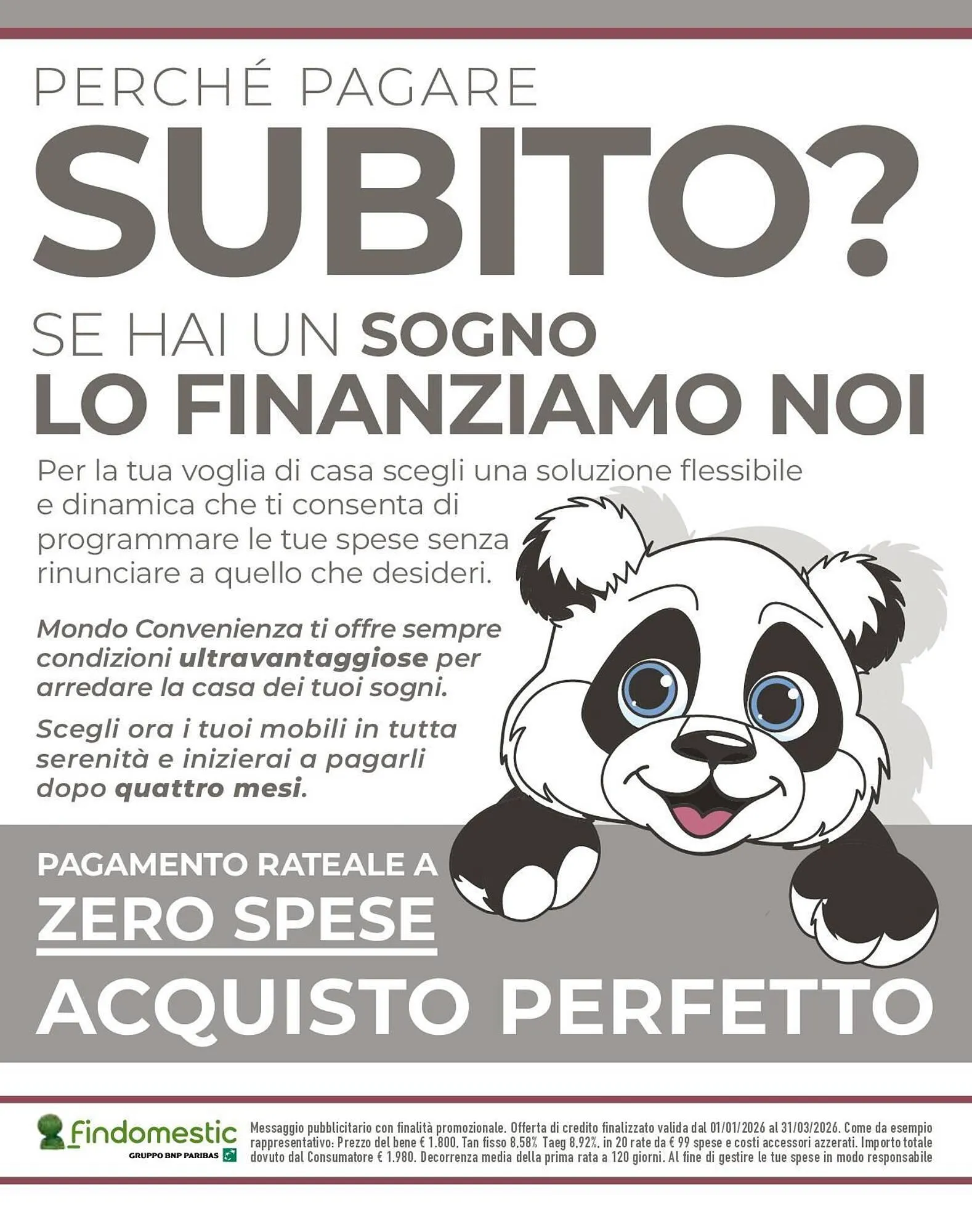 Volantino Mondo Convenienza da 1 gennaio a 31 marzo di 2026 - Pagina del volantino 2
