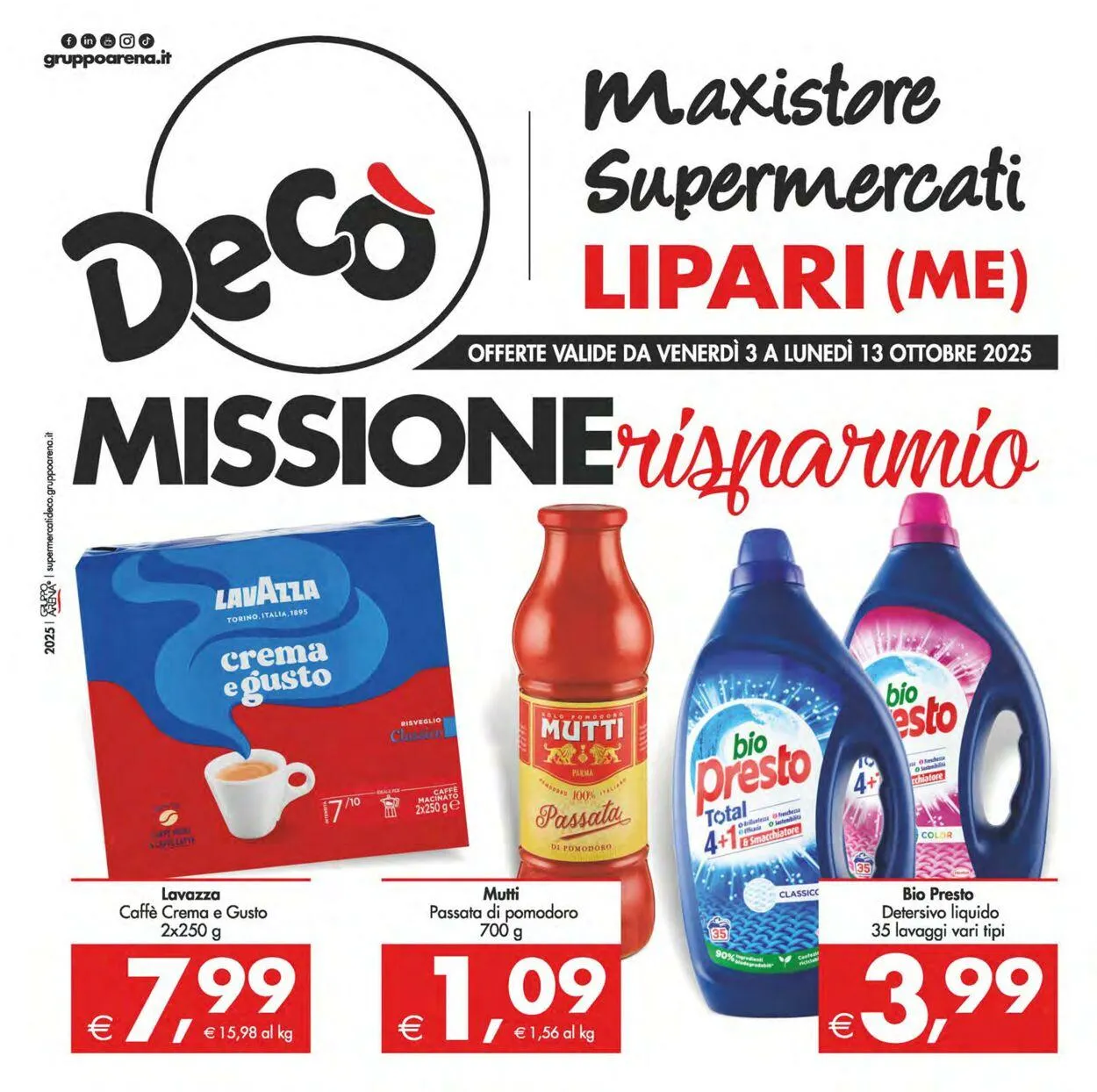 Deco Volantino attuale da 3 ottobre a 13 ottobre di 2025 - Pagina del volantino 1