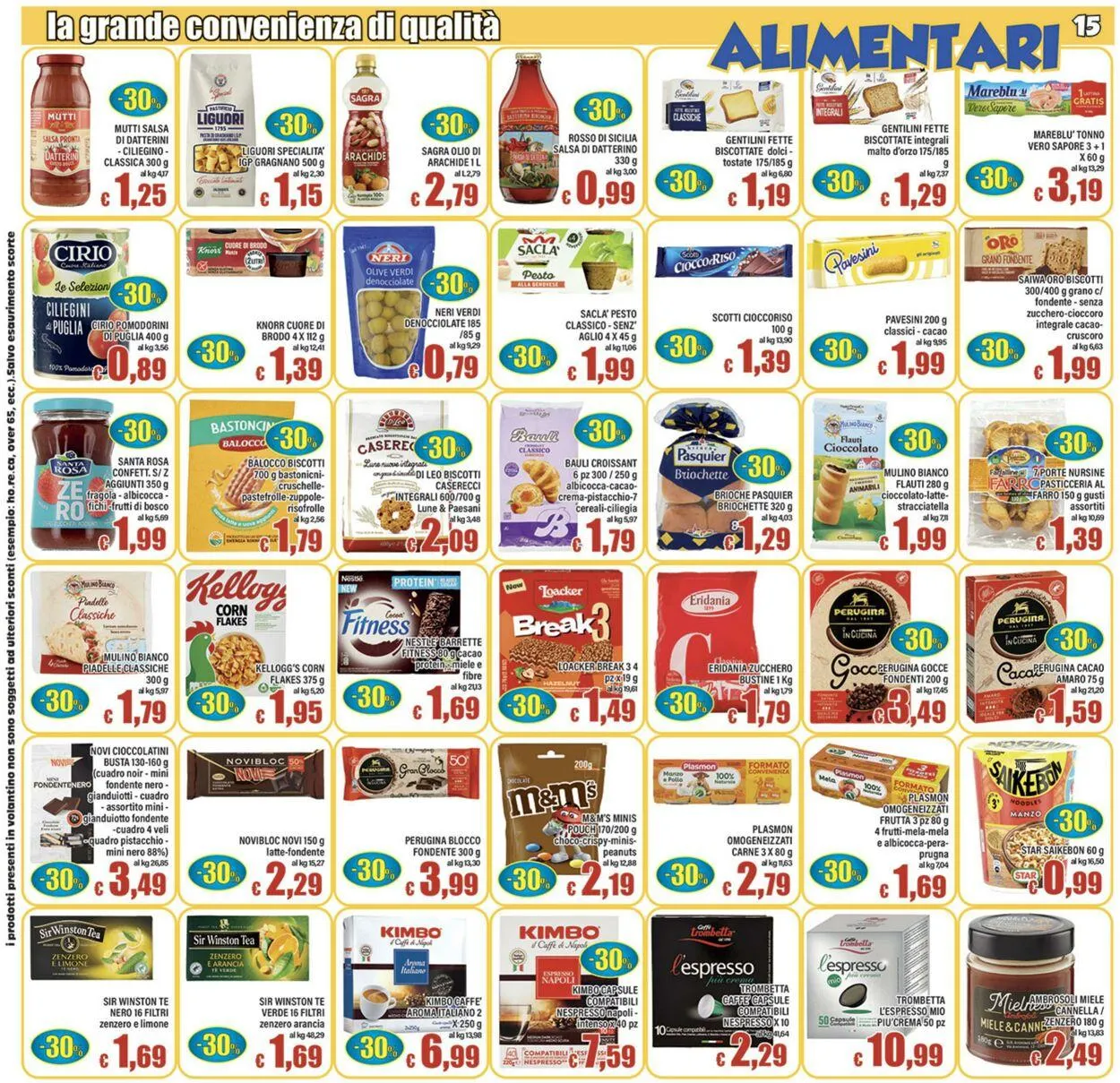 Top Supermercati Volantino attuale da 26 marzo a 9 aprile di 2026 - Pagina del volantino 15