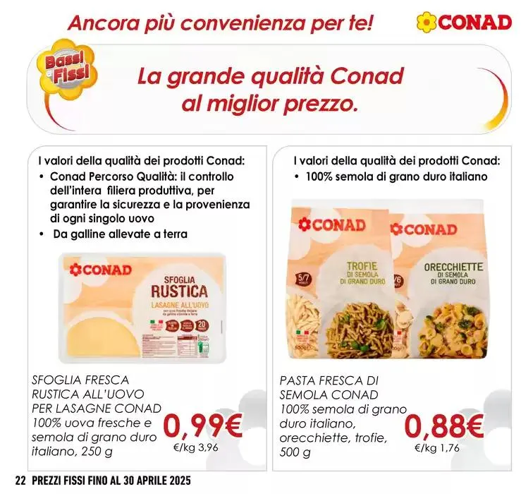 BASSI & FISSI da 2 gennaio a 30 aprile di 2025 - Pagina del volantino 22