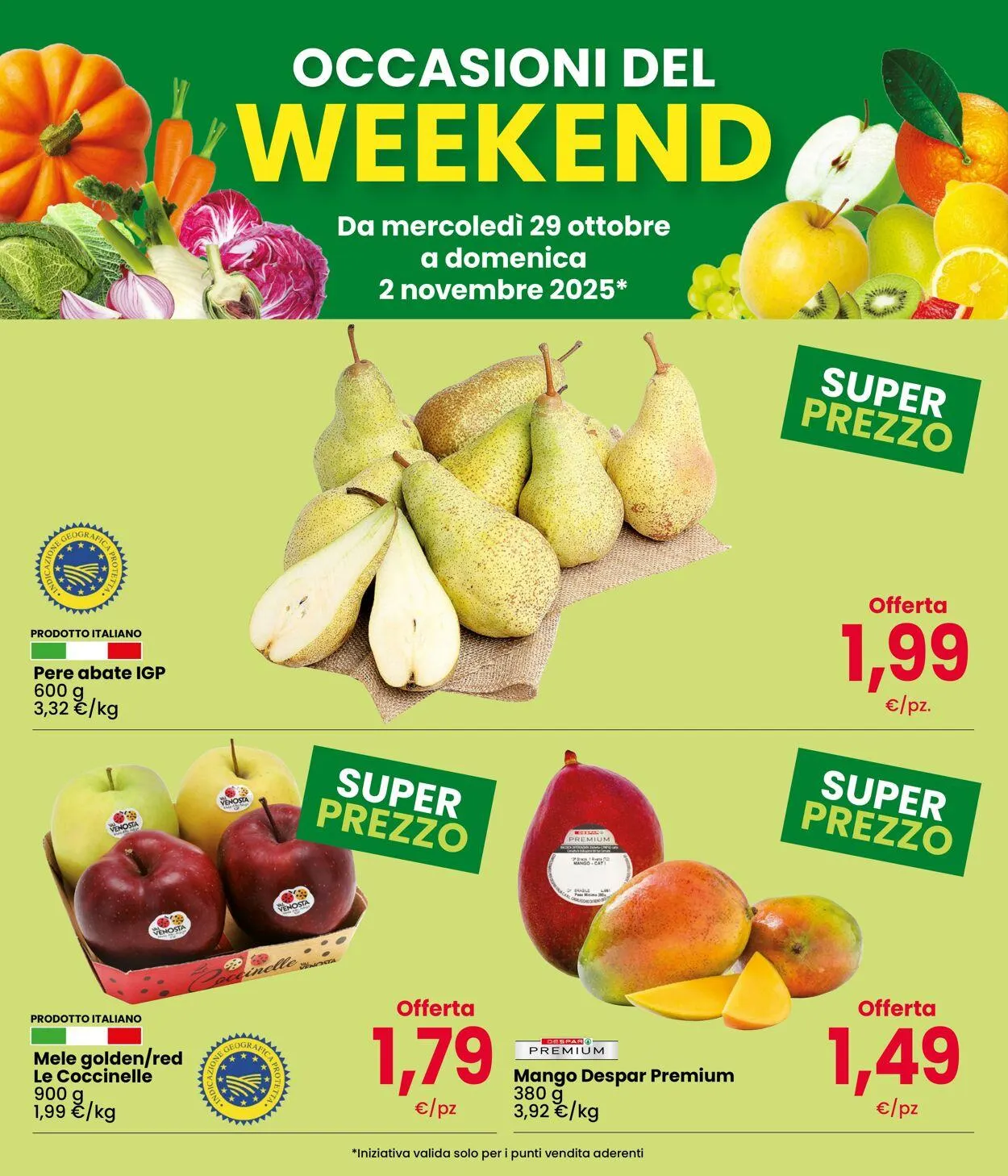 Eurospar Volantino attuale da 29 ottobre a 2 novembre di 2025 - Pagina del volantino 2