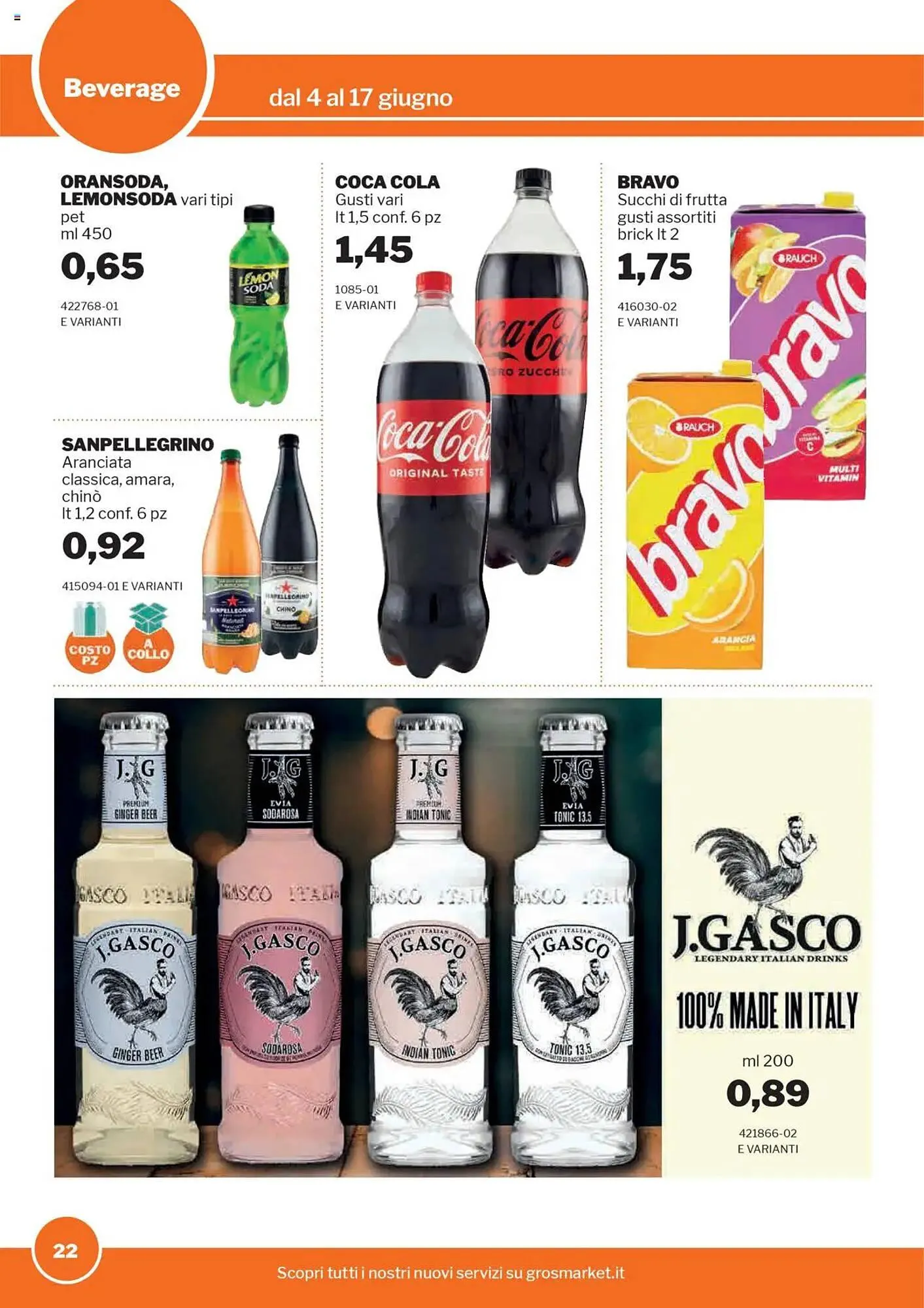 Volantino GrosMarket da 4 giugno a 17 giugno di 2025 - Pagina del volantino 22