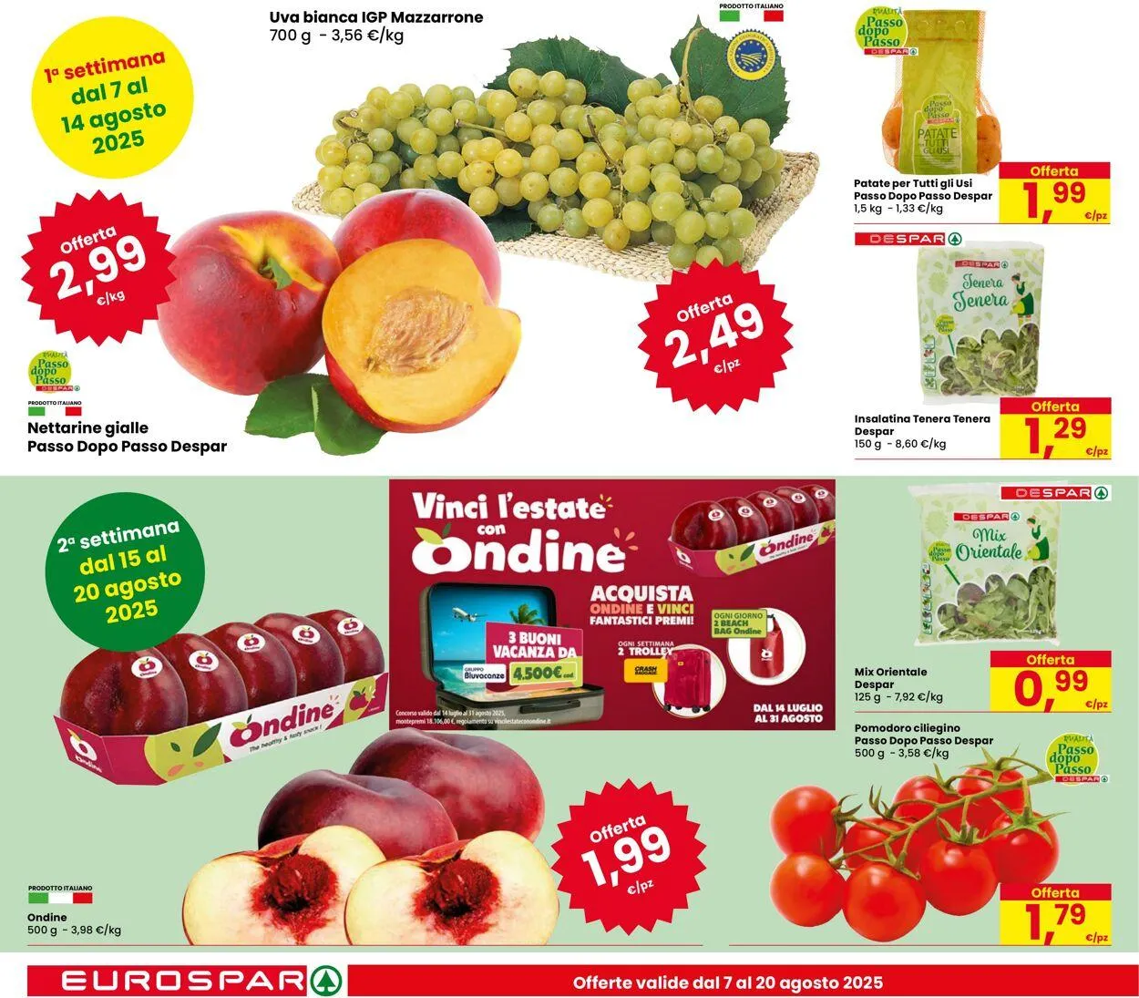 Eurospar Volantino attuale da 7 agosto a 20 agosto di 2025 - Pagina del volantino 4