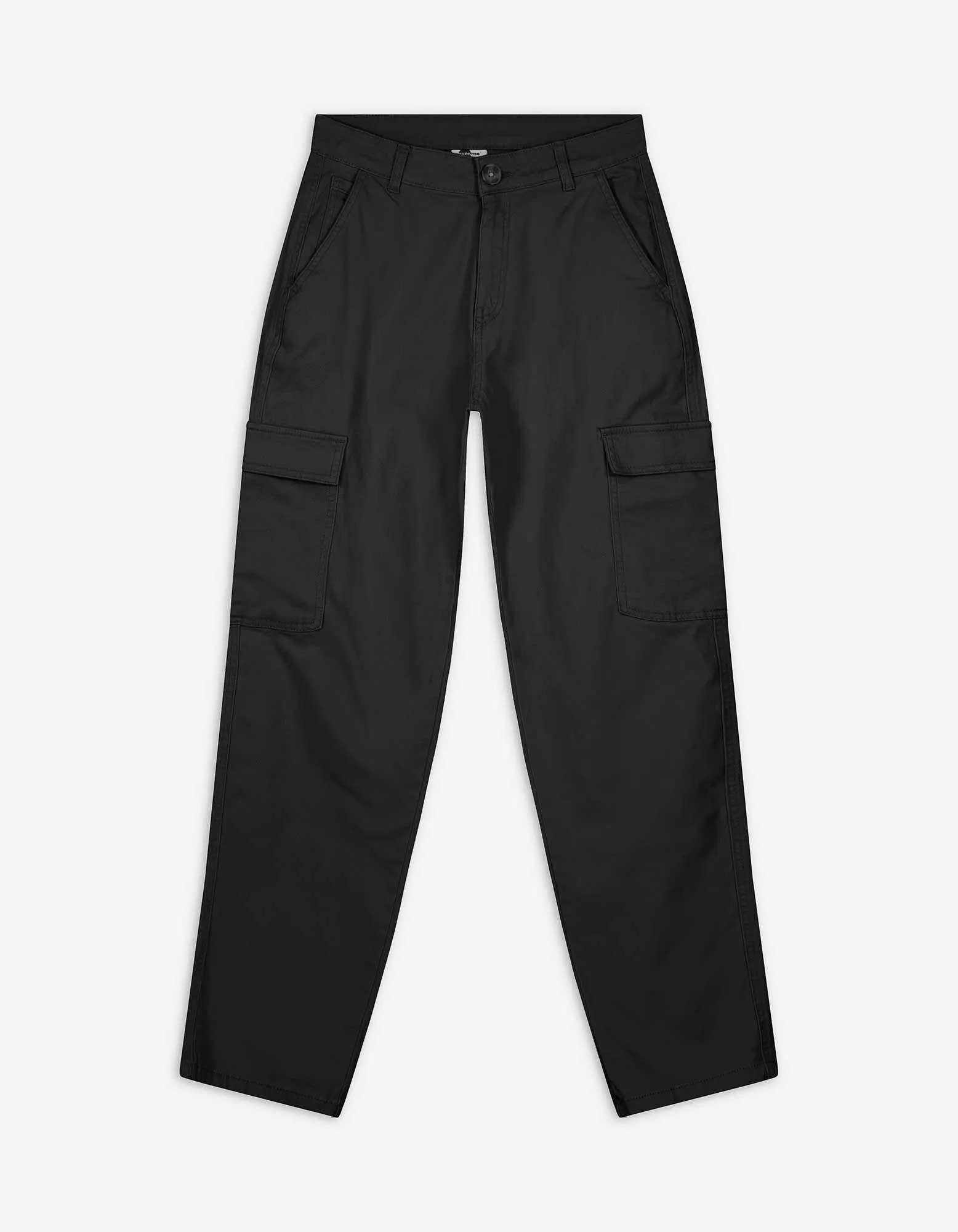 Pantaloni cargo - Misto cotone - nero