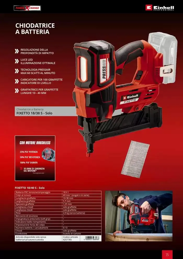Elettroutensili 2025 da 11 febbraio a 31 dicembre di 2025 - Pagina del volantino 35